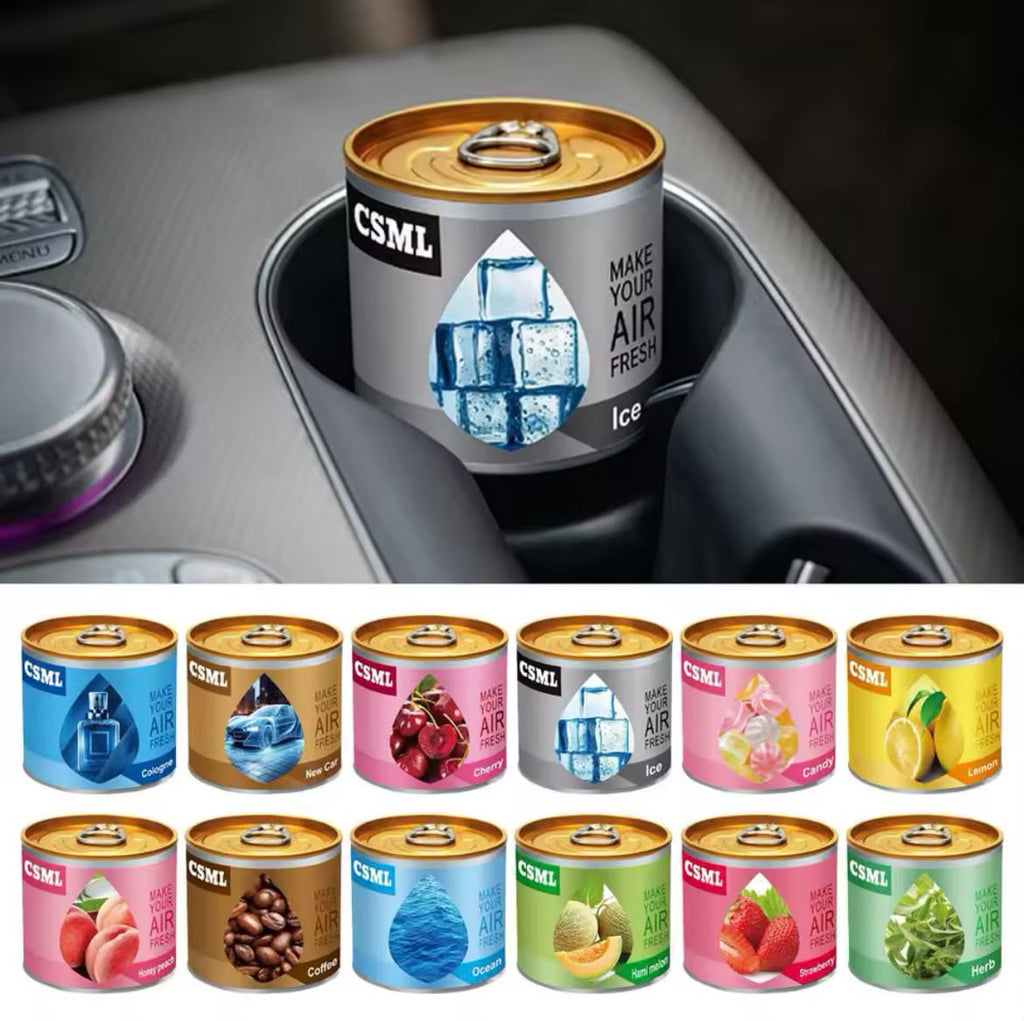 Air Freshener Car Solid Bubble Gum Scent Organic Cans Odor Eliminator Essential Long-Lasting Strong Fragrance For Auto Home