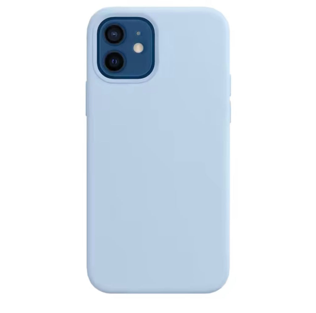 Original Square Liquid Silicone Phone Case for iPhone 17 16 15 14 13 12 Pro MaxLuxury Camera Protective Cover