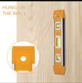 WEELEE 9 Inch Torpedo Level, Magnetic Box Level with 45°/90°/180° Bubbles, Shock Resistant Bubble Level Tool for Measuring